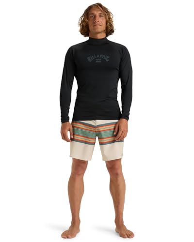 Billabong Men's Arch Performace Fit Long Sleeve Rashguard 50+ Uv Protection2