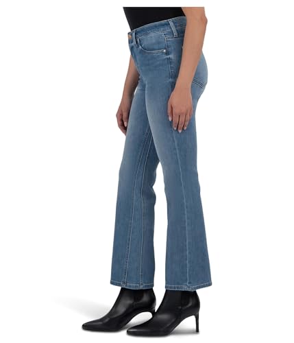 KUT from the Kloth Women's Kelsey High Rise Fab Ab Ankle Flare Regular Hem2