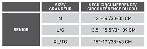 Winnwell Halsschutz Neck Guard Premium Collar SR, L