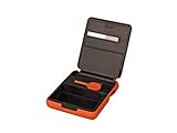 ✅ Das Etui hat die Größe 11 x 9 x 2,5 cm und ist insgesamt in 4 Farben erhältlich ( Schwarz, Grau, Orange oder Blau)