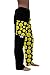 Paradise Towelwear Towel Pants for Swimmers – Cotton Terry Cloth Towel Pants – Beach Coverup – Resort Wear – Swim wear - Black Yellow Smiley Face (Size Kids M/L)