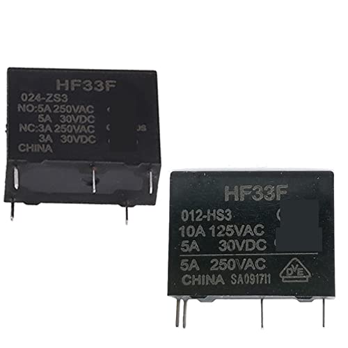 Relais électromécanique HF33F JZC-33F inverseur de tension continue pour PCB