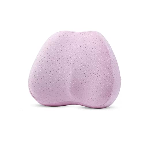 Coussin de chaise rond en mousse à mémoire de forme rose XMING