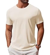 COOFANDY Men's T Shirt Short Sleeve Crew Neck T-Shirt Casual Summer Classic Basic Tee Shirts