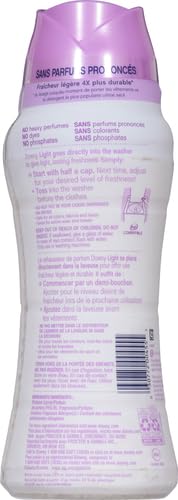 Image of Downy Light Laundry Scent Booster Beads for Washer, White Lavender, 14.8 oz, with No Heavy Perfumes