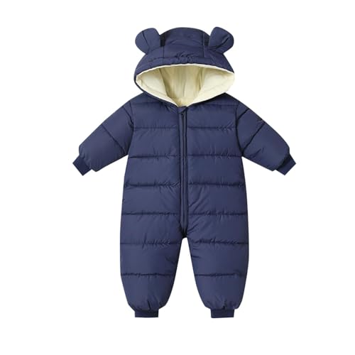 Toddler Baby Snowsuit Infant Winter Clothes Boys Girls Newborn Puffer Coat One-Piece Jumpsuit for for 0-3 Years