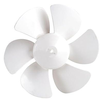 penpenlu Plastic Fan Blades Replacement, 6in 8in 10in 12in White RV Bathroom Fan Blade Replacement Fit for Camper Fan Blade Household (Color: 8 inches)
