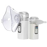 Nebulizer Machine for Adults, Portable Nebulizer, Asthma Nebulizer with Adjustable Mist, Nebulizer Machine with Mouthpiece, Kids & Adults Mask, Nebulizer for Home & Travel Usage