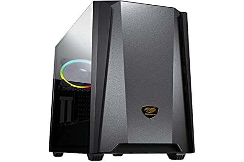 Image of COUGAR MX660 Iron RGB Advanced Mid-Tower Case with Sophisticated Design, Dark Black