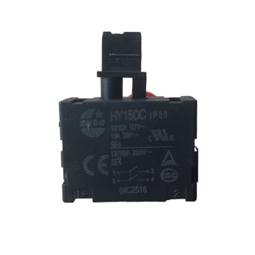 Interrupteur à Bouton Poussoir HY15DC pour Tableau de Commande IP50 - 2
