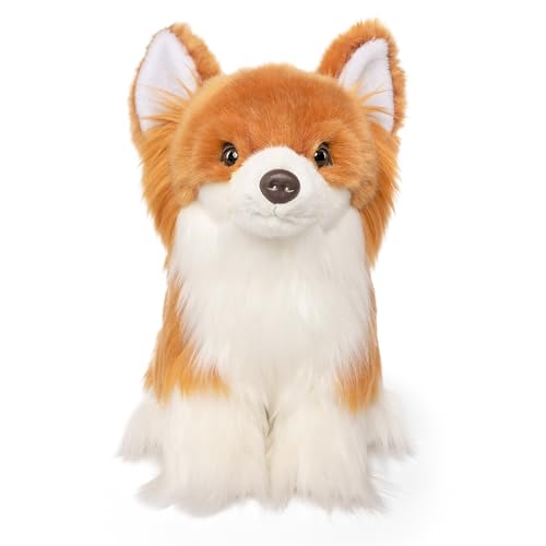 Chien chihuahua à poil long peluche Living Nature jouet de salon