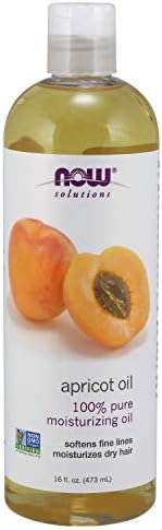 NOW Solutions, Apricot Kernel Oil, Hair Moisturizer, Rejuvenating Skin Oil, Softens Fine Lines, 16-Ounce