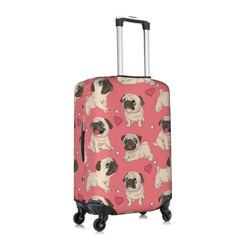 Dog Printed Luggage Cover Elastic, Washable, Universal Fit 18-32 Inch Travel Suitcase Cover Easy To Identify3