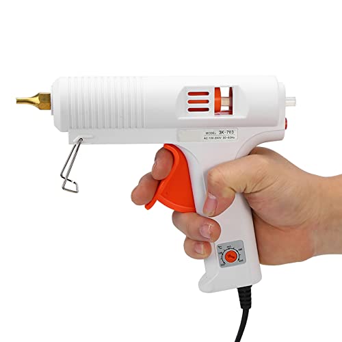 Heavy Duty Hot Glue Gun, Full Size Glue Gun Kit 110W Temperature Adjustable Craft Repair Tool Professional Melting Glue Gun, DIY Thermo Tool(US Plug)