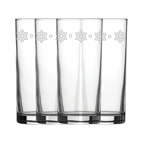 Engraved Hiball Glasses Set of Four Cover