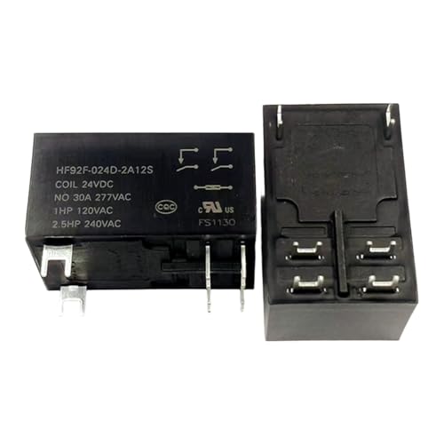 Relais HF92F 012D 2A11S pour remplacer un commutateur 30A défectueux sur carte