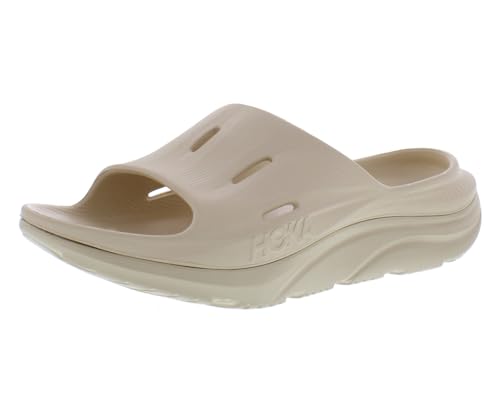 HOKA ONE ONE ORA Recovery Slide 3 Mens Shoes Size 10, Color: Shifting Sand/Shifting Sand