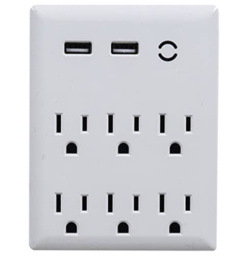 3 Outlet/2 USB Wall Tap
