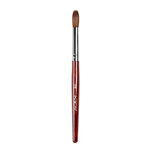 Alexnailart Kolinsky Sable Haar Nagelbürste Acryl Nagel Pinsel Runder Kopf Rot Holz Stift UV Gel Nageldesign Maniküre Malwerkzeug 16 # – Bild 3