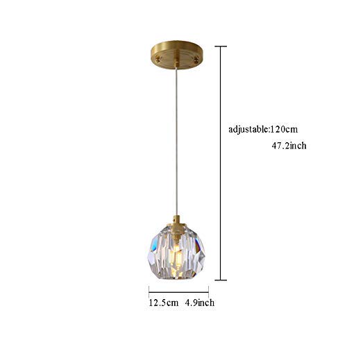 Candelabro nórdico de bronce y vidrio con 4 luces para comedor 6