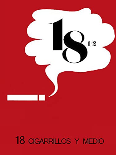 18 cigarrillos y medio