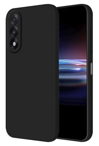 HONLEN Funda Compatible para OnePlus Nord 5 5G / OnePlus Nord5 5G Case, (6.83' Inches) Líquida TPU Silicona Cover con Anti-Rasguño, Cáscara Suave Cubierta Negro