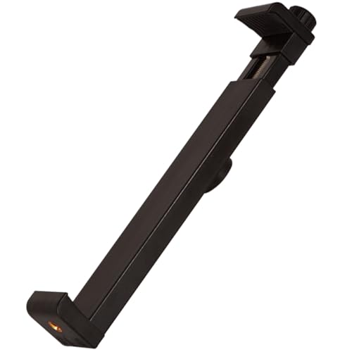 ADOCARN Adaptateur Stabilisateur de Tablette 12,9 Pouces en Abs et Fer, Pince Métallique Noire Compatible pour Support Tablette sur Trépied, pour Travailler et...