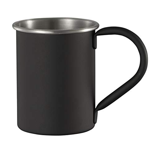 Visol Matte Black Camp Stainless Steel Coffee Mug