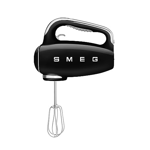 Smeg, Sbattitore Elettrico HMF01BLEU, 9 Livelli di Velocità, Funzione Turbo, Sistema di Avvio...