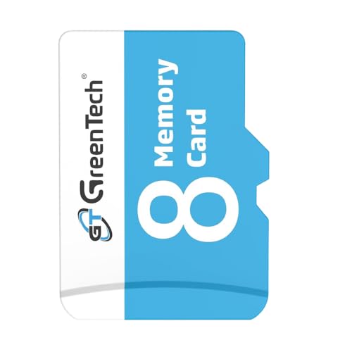 Image of GreenTech 8 GB Micro SD Memory Card with Ultra High Speed 3.0|Full HD Video Resolution | Upto 100 Mbps Read Speed | Suitable for Tablet, Camera, Smart Phone, Surveillance, Drone