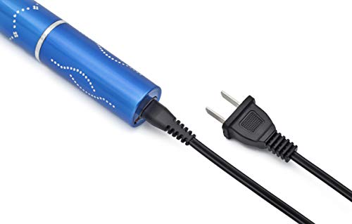 Foxfend Spark Lipstick Stun Gun Women Self Defense Bright Led Flashlight - Rechargeable Battery (Blue) - Thumbnail 2