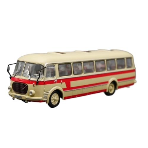Bus Skoda 706 RTO miniature 1/72 en version véhicule de collection jaune