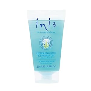 Inis the Energy of the Sea Refreshing Bath and Shower Gel – Travel Size Body Wash for Women and Men – Ocean Fresh Fragrance – 2.9 Fl Oz