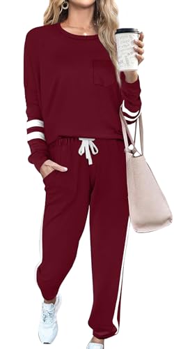 RUBZOOF Womens Sets 2 Piece Outfits Comfy Winter Sweatsuits Workout