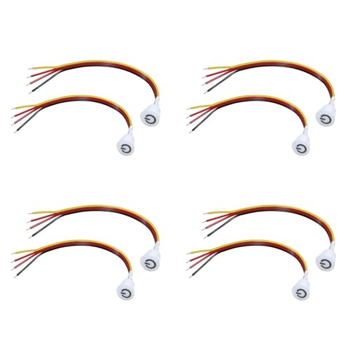 Pohmndz 8�̃^�b�`�����X�C�b�`DC3.7V5V12V LED���C�g�ARV�A�L���r�l�b�g�A���[�h���[�u�A�X�g���b�v�p�̖��i�K�����X�C�b�`�Z���T�[