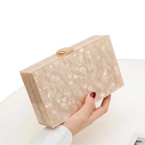 Image of LETODE Acrylic Clutch Bags Purse Perspex Bag Handbags for Women