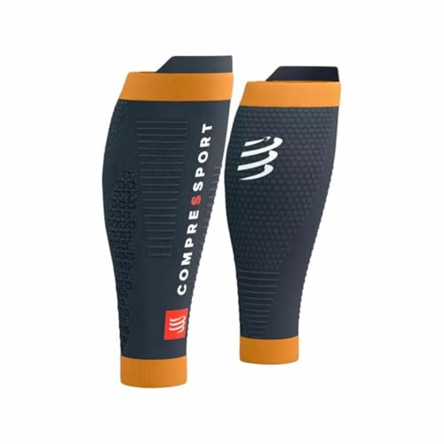 COMPRESSPORT R2 3.0 Ropa de compresión, Adultos Unisex, Magnet/Autumn Glory (Multicolor), 42-46 cm