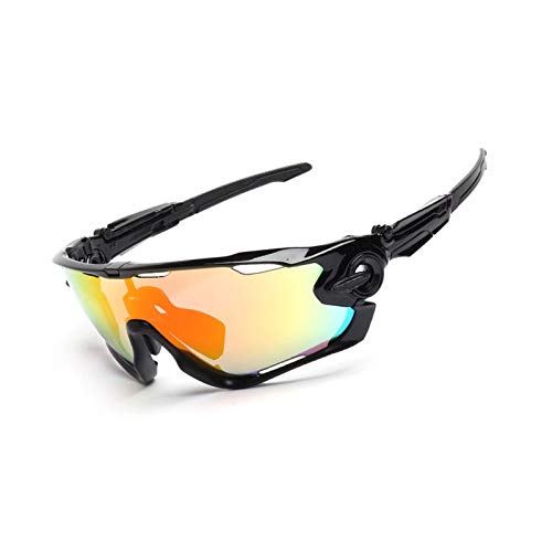 Preisvergleich Produktbild DOLOVE Motorrad Brille Selbsttönend Sonnenbrille Schutzbrille Infrarotlampe Schwarz