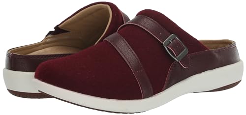 Image of Spenco Women's Ashton Wool Slide,Burgundy, 7