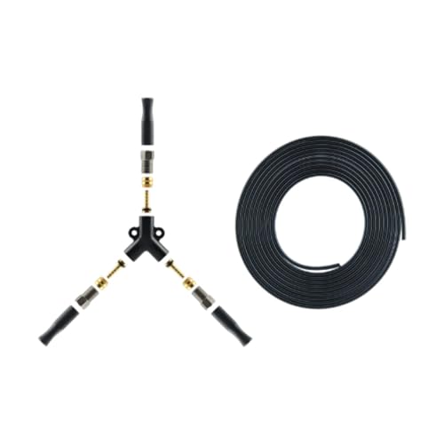 Vaveren Oil Brake Hose Splitter Hydraulic Brake Hose Kit Cycling Parts Portable Upgrade Hose Adapter Bicycle Tee Tricycle Brake Parts, Y shaped