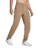 baleaf Herren Golfhose Stretch Jogginghose Wanderhose Arbeitshose Sporthose Kleiderhose mit Taschen Braun M