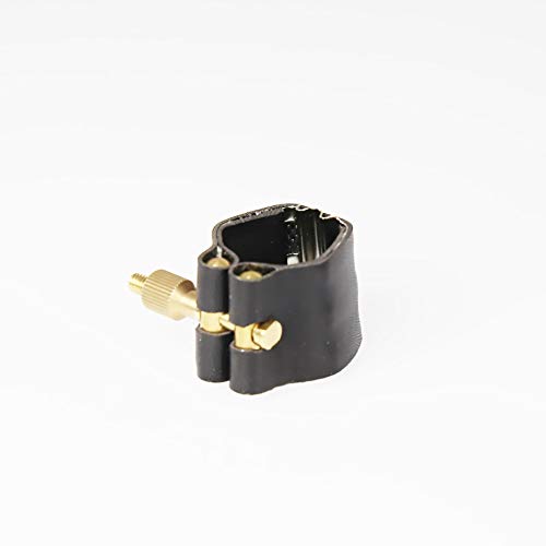 Lederblattschraube mit Kupferblech und Kunststoffkappe für Sopransaxophon Sax