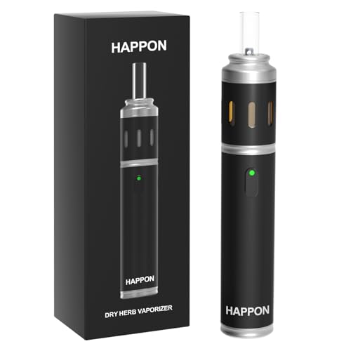 Vaporisateur pour herbes et extraits - Chambre de chauffage en verre facile à nettoyer pour les espaces d'herbes - Embout en verre extensible