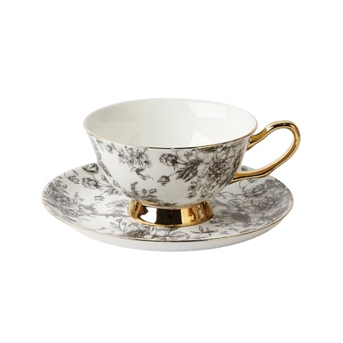 Wapik �R�[�q�[�J�b�v Tea Set �e�B�[�J�b�v �Z�b�g �k�� ������� ���C�g���O�W���A���[�z�[���A�t�^�k�[���e�B�[�e�B�[�J�b�v �Z���~�b�N �J�b�v �C���O���b�V���t�����[�e�B�[�J�b�v �}�O�J�b�v �e�B�[ �R�[�q�[ ���p (�O���[) [���s�A���i