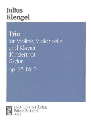 Kindertrio G-dur op. 35 Nr. 2 für Violine, Cello und Klavier (EB 3327): Einzelstimmen