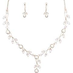 Style1-Clear-Rose Gold Plated