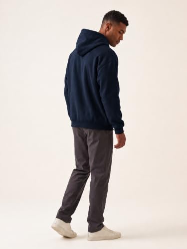 Image of JMIERR Mens Fleece Lined Oversized Hoodie Pullover Sweatshirts