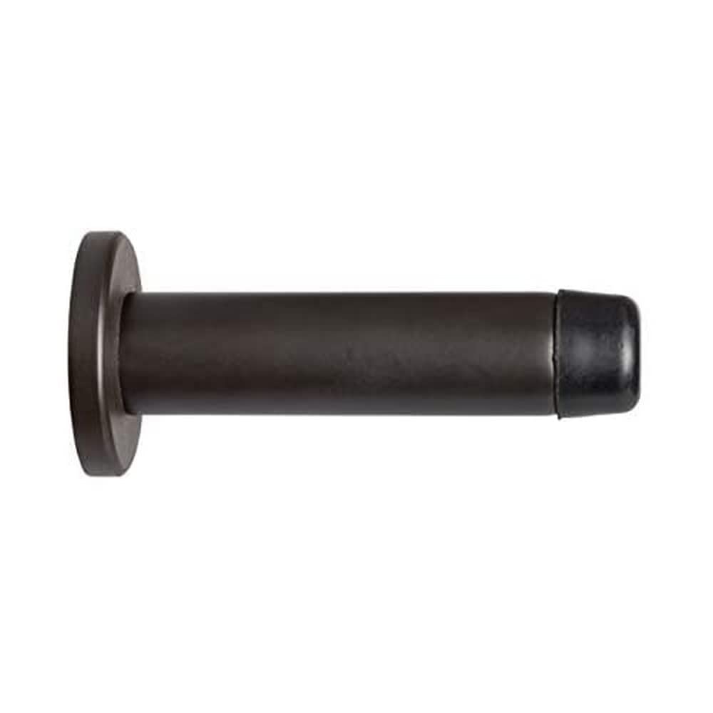 Carlisle Brass Gold Wall Mounted Cylinder Doorstop With Rose