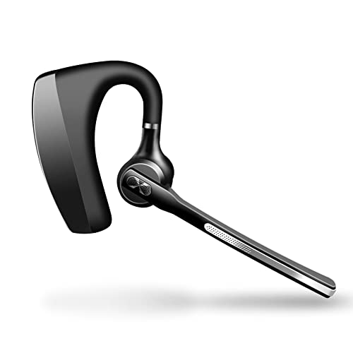 SENTASI Casque Bluetooth V5.0, réduction du bruit ENC sans fil avec microphone, écouteurs mains libres version professionnelle, permet des appels HD dans des environnements bruyants Cover