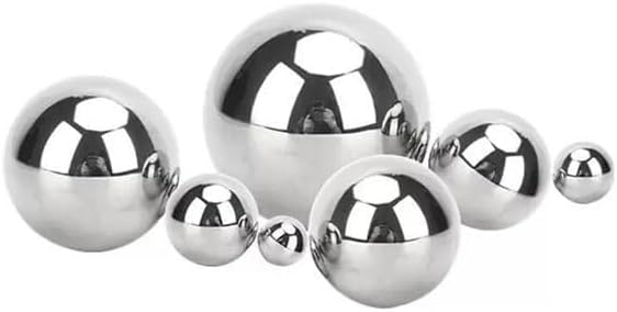 Bearings, 304 Stainless Steel Ball 0.4mm-5mm .5mm .9mm 1mm 2mm 2.381mm 3mm 4mm Grade 25-100 High Precision Solid Bearing Balls(100pcs,. G50),High Load Carrying Capacity(4.5mm G100,100pcs)